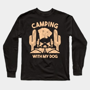 Wanderlust Paws: Camping with My Dog in the Mountains Long Sleeve T-Shirt